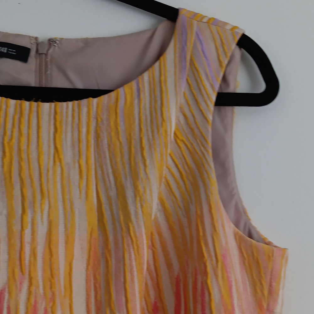 Lafayette 148 Textured Color Stream Sheath Dress … - image 3